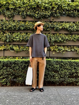 kitchen&garden新丸ビル店スタッフさん(メンズ・178cm)の春コーディネート