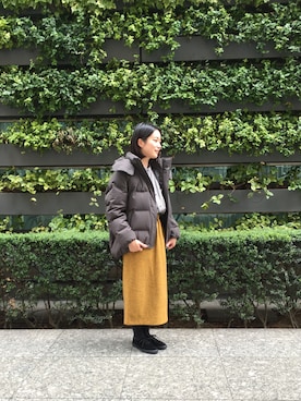 「DESCENTE（デサント）のアイテム」を使った、kitchen&garden新丸ビル店スタッフさん（レディース・156cm）の夏コーディネート