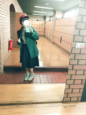 「LOGOS（ロゴス）のアイテム（ジャケット/アウター）」を使った、chisaさん（レディース・154cm）の秋コーディネート