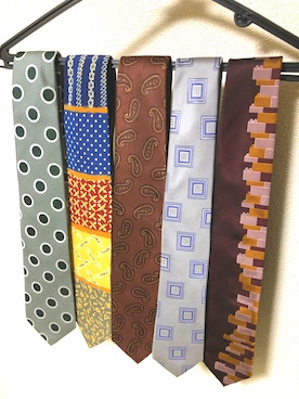 「アイテム（ネクタイ、シルバー系）」を使った、ぱぴぷさん（メンズ・165cm）の冬コーディネート