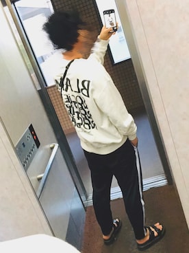 「novel;（ノベル）のアイテム」を使った、ぱぴぷさん（メンズ・165cm）の春コーディネート