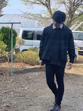 「リドム」｜「アイテム（アナログ腕時計）」を使った、しょーさん（メンズ・171cm）の春コーディネート