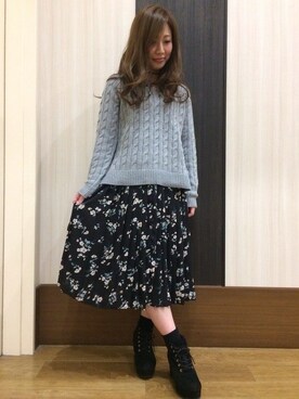 INGNI（イング）さん（レディース・155cm）の冬コーディネート