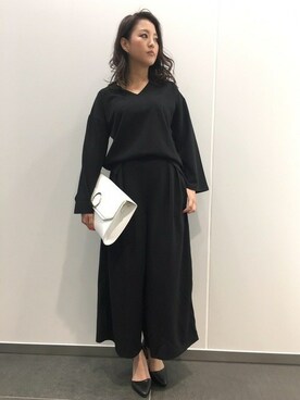 「INGNI（イング）のアイテム（オールインワン・サロペット）」を使った、INGNI（イング）さん（レディース・160cm）の冬コーディネート