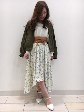 INGNI（イング）さん（レディース・155cm）の春コーディネート