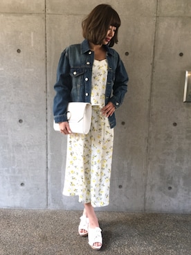 「INGNI（イング）のアイテム（オールインワン・サロペット）」を使った、INGNI（イング）さん（レディース・164cm）の春コーディネート