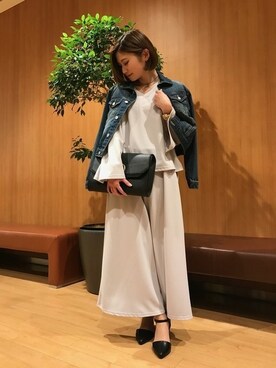 「INGNI（イング）のアイテム（オールインワン・サロペット）」を使った、INGNI（イング）さん（レディース・157cm）の春コーディネート