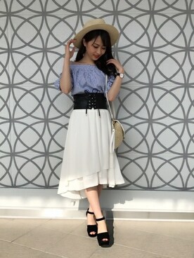 INGNI（イング）さん（レディース・151cm）の春コーディネート