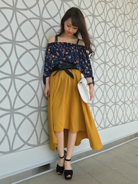 INGNI（イング）さん（レディース・151cm）の夏コーディネート