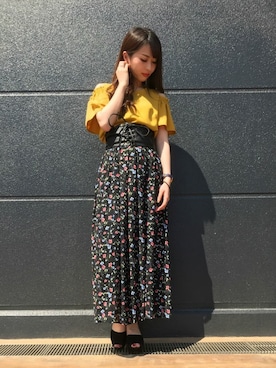 INGNI（イング）さん（レディース・151cm）の夏コーディネート