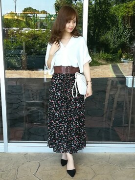 INGNI（イング）さん（レディース・161cm）の夏コーディネート