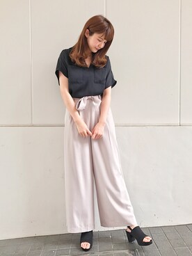 INGNI（イング）さん（レディース・159cm）の夏コーディネート