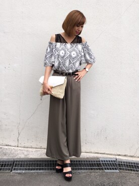 INGNI（イング）さん（レディース・164cm）の夏コーディネート