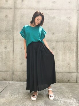 INGNI（イング）さん（レディース・160cm）の夏コーディネート