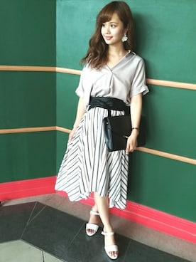 INGNI（イング）さん（レディース・161cm）の夏コーディネート