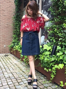 INGNI（イング）さん（レディース・151cm）の夏コーディネート