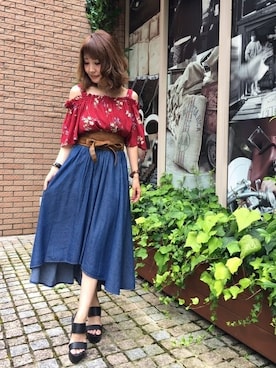 INGNI（イング）さん（レディース・151cm）の夏コーディネート