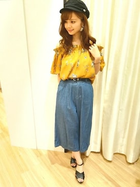 INGNI（イング）さん（レディース・161cm）の夏コーディネート