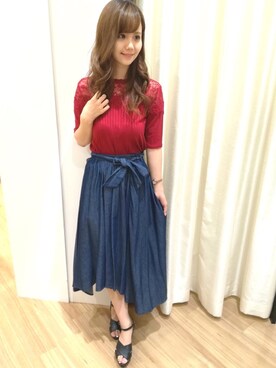 INGNI（イング）さん（レディース・161cm）の夏コーディネート