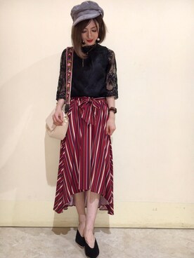 INGNI（イング）さん（レディース・158cm）の夏コーディネート
