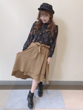 INGNI（イング）さん（レディース・154cm）の秋コーディネート