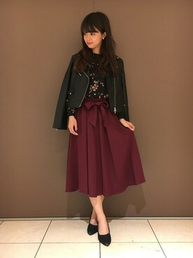 INGNI（イング）さん（レディース・158cm）の秋コーディネート