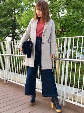 「ファークラッチ」｜「アイテム（ジャケット/アウター）」を使った、INGNI（イング）さん（レディース・170cm）の秋コーディネート