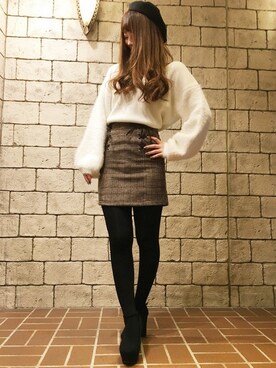 INGNI（イング）さん（レディース・160cm）の冬コーディネート