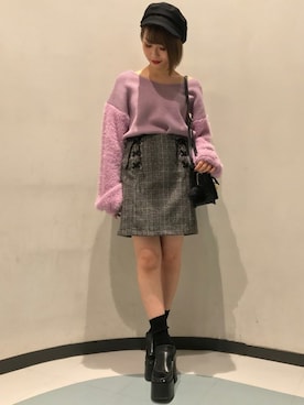 INGNI（イング）さん（レディース・151cm）の冬コーディネート