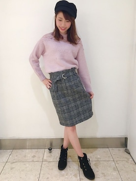 INGNI（イング）さん（レディース・164cm）の冬コーディネート