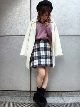 INGNI（イング）さん（レディース・158cm）の冬コーディネート