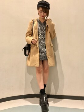 INGNI（イング）さん（レディース・151cm）の冬コーディネート