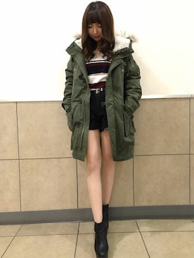 INGNI（イング）さん（レディース・150cm）の冬コーディネート