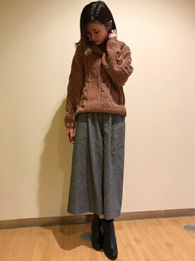 INGNI（イング）さん（レディース・157cm）の冬コーディネート