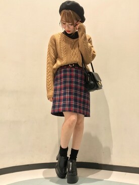 INGNI（イング）さん（レディース・151cm）の冬コーディネート