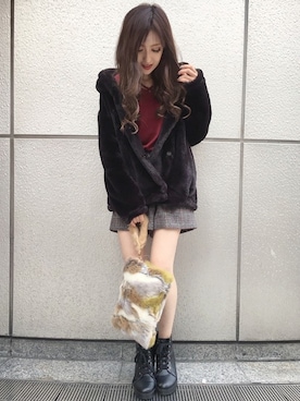 INGNI（イング）さん（レディース・158cm）の冬コーディネート