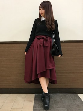 INGNI（イング）さん（レディース・150cm）の冬コーディネート