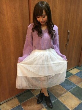 INGNI（イング）さん（レディース・155cm）の冬コーディネート