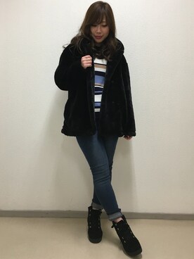INGNI（イング）さん（レディース・155cm）の冬コーディネート