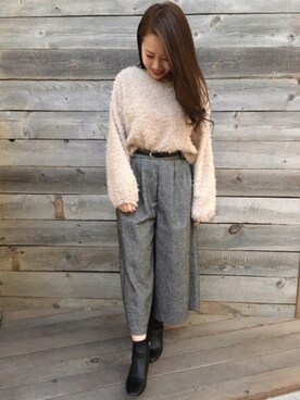 INGNI（イング）さん（レディース・150cm）の冬コーディネート