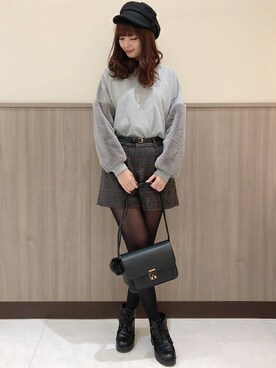 INGNI（イング）さん（レディース・164cm）の冬コーディネート