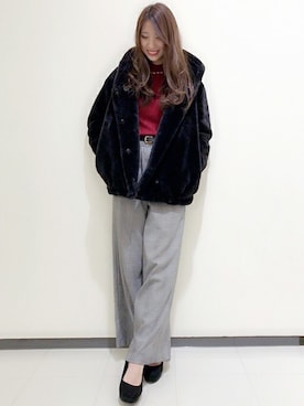 INGNI（イング）さん（レディース・159cm）の冬コーディネート