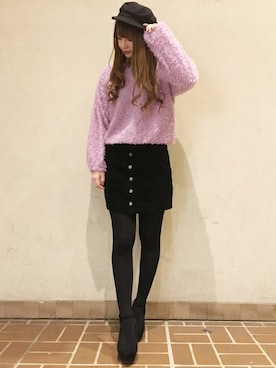 INGNI(イング)さん(レディース・160cm)の冬コーディネート