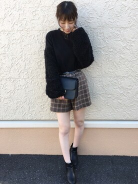 INGNI（イング）さん（レディース・156cm）の冬コーディネート