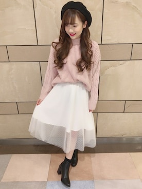 INGNI（イング）さん（レディース・154cm）の冬コーディネート