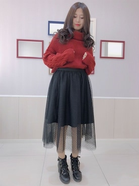 INGNI（イング）さん（レディース・155cm）の冬コーディネート