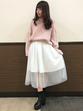 INGNI（イング）さん（レディース・150cm）の冬コーディネート