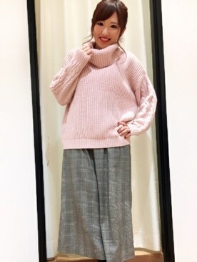 INGNI（イング）さん（レディース・150cm）の冬コーディネート