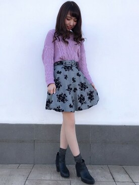 INGNI（イング）さん（レディース・150cm）の冬コーディネート