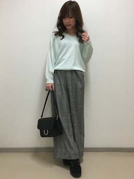 INGNI（イング）さん（レディース・155cm）の冬コーディネート